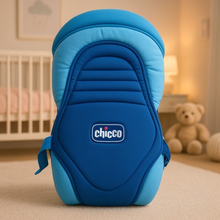 Chicco Baby Carrier Bag Blue – Comfortable, Ergonomic & Safe for Newborns and Toddlers