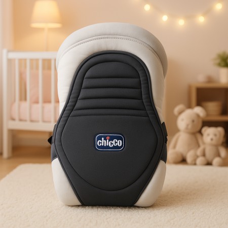 Chicco Baby Carrier Bag (Ash) – Comfortable, Ergonomic & Safe for Newborns and Toddlers